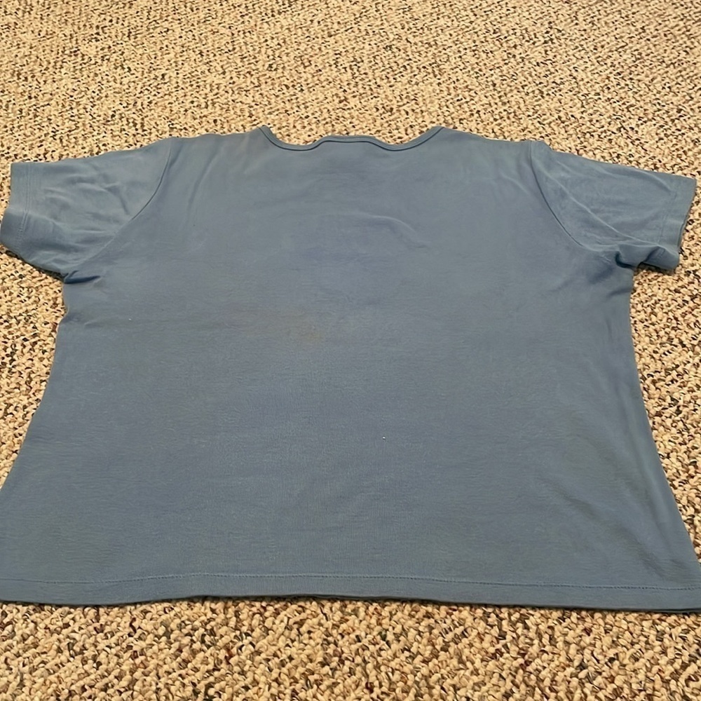 Reebok Carolina Panthers Blue Tee. Large - Picture 5 of 6